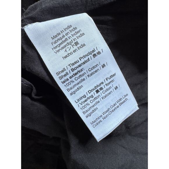 NWT Madewell Eyelet Mini Skirt Black Size 4 in Cotton Voile - Picture 10 of 11